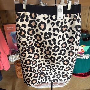 Leopard Print Women's Skirt